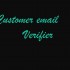 Customer email verifier